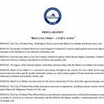 A portion of the mayors Black Lives Matter proclamation and call to action presented Monday, Jan. 18.