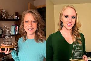 Cinda Rousseau, left, and Cally Lindenmier, right. Photos courtesy of FWPS