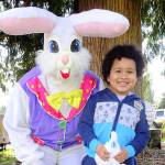 Local resident Marianna, 14, dressed up as Bun Bun the Easter Bunny to visit dozens of families in Federal Way and nearby cities in March and April. Photo courtesy of Maggie Cante Tinza