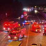 A two-car crash left three patients in critical condition near Federal Way on April 5. One patient was airlifted to Harborview Medical Center. Photo courtesy of South King Fire