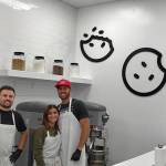 Courtesy photos
L-R: Franchise owners Cole and Emily Baldwin with Brittany and TJ Adams.