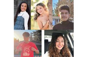 Clockwise from top left: Alisha Saucedo, Cheryl Aguilar Henriquez, Luis Carrera-Lara, Milagros Gonzalez, and Immanuel Lee. Photos courtesy of FWPS