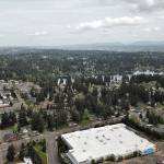 An overhead view of Steel Lake and S. 312th Street in Federal Way. Photo courtesy of Bruce Honda