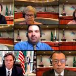 Federal Way City Council pictured on May 18. Zoom screenshot