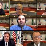 Federal Way City Council pictured on May 18. Zoom screenshot