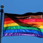 The diversity pride flag is flying above Federal Way City Hall throughout June. In addition to the traditional six colors, the flag also includes a black stripe for diversity and a brown stripe for inclusivity. Olivia Sullivan/the Mirror