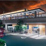 A rendering of a proposed south entrance along S. 320th Street and 23rd Ave. S. in Federal Way for the Federal Way Link Extension. Image courtesy of Sound Transit
