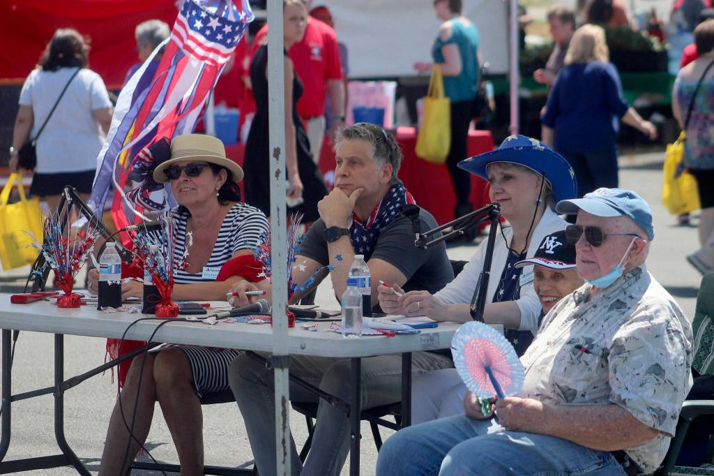 Federal Way Arts Commissioners watch performances as judges of the Federal Ways Got Talent contest series.