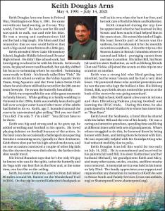 Keith Douglas Arns | Obituary