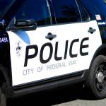 A Federal Way Police Department vehicle. Olivia Sullivan/the Mirror