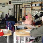 Fifth grade students at Mirror Lake Elementary participate in a connection activity on the first day of school Sept. 1. Olivia Sullivan/the Mirror
