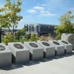 A veterans memorial near the Town Center Steps (S. 316th Street and 21st Avenue South) at features plaques honoring all branches of military service. Olivia Sullivan/the Mirror
