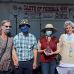 Anna Patrick, third from left, won the annual Dick Mayer Community Award on Sept. 25.