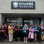 The Greater Federal Way Chamber of Commerce hosted a ribbon cutting ceremony for Crumbl Cookies on Oct. 5. Olivia Sullivan/the Mirror