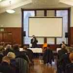 Mayor Jim Ferrell answers a question at the Federal Way Mirror forum on Oct. 13. Henry Stewart-Wood/Sound Publishing