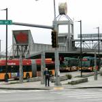 The Federal Way Transit Centers east entrance along 23rd Avenue South remains open. Mirror file photo