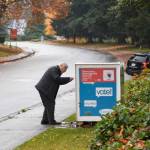 A voter drops off their ballot for the King County general election on Nov. 2, 2021. Henry Stewart-Wood/Sound Publishing