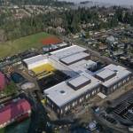 Thomas Jefferson was recently rebuilt and sits next to the former high school along S. 288th Street in Auburn. Federal Way Public Schools photo