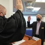 Quentin Morris pictured at the swearing-in ceremony on Dec. 7.