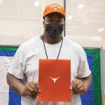 Malik Agbo signed his National Letter of Intent to play for the University of Texas at Austin on Dec. 15. Photo courtesy of Federal Way Public Schools