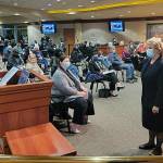 Linda Kochmar is sworn in as Federal Way City Council president on Jan. 4. Photo courtesy of the City of Federal Way