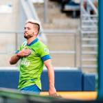 Kelyn Rowe. Photo courtesy of Seattle Sounders FC