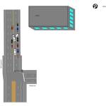 Diagram from an Auburn police collision report shows how officer Kenneth Lyman struck the back of Peter Mannings work truck before fleeing the scene. Courtesy image
