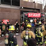Entrance to the LLS Firefighter Stairclimb in Seattle. Photo courtesy of James Hampson