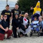 Photos courtesy of the 
Federal Way Police Department
Team members and supporters include Victoria Maratas, Michael Maratas, Mike Hoang, Diane Shines, Donovan Heavener, Arianna Graham, Lee Price, Tracy Grossnickle, and Andrea Graham. Photo courtesy of the Federal Way Police Department