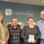 Columbia Bank. Photo by Mirror staff
