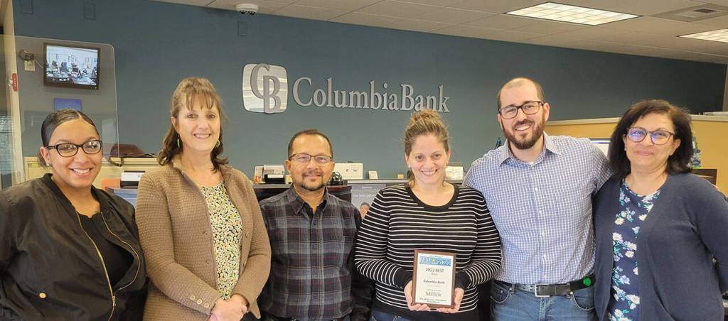 Columbia Bank. Photo by Mirror staff