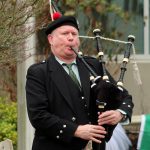 Photos by Olivia Sullivan/the Mirror
Seattles Bagpiper Neil Hubbard performs outside Federal Way City Hall on March 17.