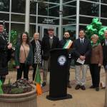 Event participants gather on March 17. Olivia Sullivan/the Mirror