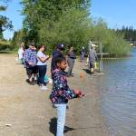 Photos courtesy of Im Hooked
Kids fish from the shore of Steel Lake Park in 2019.