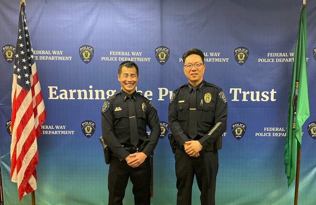 Lt. Jed Tan. Photo courtesy of Federal Way Police Department Facebook