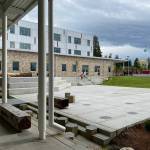 Thomas Jefferson High School courtyard. Olivia Sullivan/the Mirror