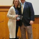 Courtesy photo
Stacie Scarpaci, left, with Judge Dave Larson.