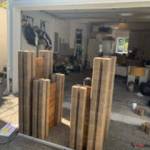 Constructing the Bark de Triomphe, photo courtesy of Hanna Banks