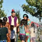 Aladdin and Jasmine made an appearance at the July 24, 2021 Movies in the Park in Federal Way. Photo courtesy of Shelley Pauls