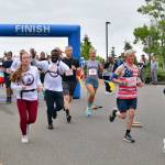 Participants take off from the starting line on July 4. Photo by Bruce Honda