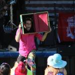 Magician and comedian Alex Zerbe performs for the crowd on July 4. Olivia Sullivan/the Mirror