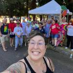 Allison Fine and others at Wayside UCC Pride Picnic August 6. Picture courtesy of Allison Fine.