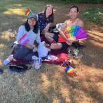Guests at Wayside UCC Pride Picnic August 6. Picture courtesy of Allison Fine.