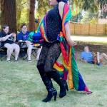 Picture courtesy of Allison Fine
Drag queen at Wayside UCC Pride Picnic August 6.