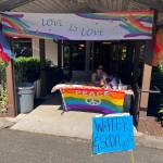 Drink station at Wayside UCC Pride Picnic August 6. Picture courtesy of Allison Fine.