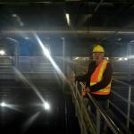 Photo by Alex Bruell/Sound Publishing
Brian Richardson, operations supervisor at the Redondo Treatment Plant, explains how one of the clarifier tanks works at the Redondo Wastewater Treatment Plant.