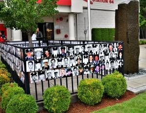 A 9/11 memorial ceremony was hosted Sept. 11 at South King Fire and Rescue Station 64. The event honored first responders who ran toward the twin towers during the 2001 terrorist attacks. Speaking at this year’s ceremony was Earl Johnson, the author of “Stairwell To Heaven: A 9-11 World Trade Center Survivor’s Story of Escape, Heroism…and Family.” He held a 28-year career in the financial services industry and is a graduate of the University of Washington. Federal Way Police Chief Andy Hwang also had inspiring words and a tribute to the first responders. Photos courtesy of Bruce Honda