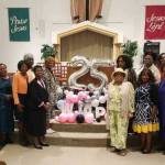 Supporters of Women who Pray from around the region, including Olympia, Renton, Tacoma and Seattle, assemble for a photo at the groups 25th anniversary event last month. Some out-of-state or international supporters and delegations werent able to attend. Photo courtesy Carolyn Hood.