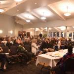 Around 80 people came to listen to candidates for Washington's 30th Legislative district at the Twin Lakes Golf and Country Club in Federal Way on Wednesday. Photo by Alex Bruell/the Mirror