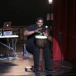 Photos by Olivia Sullivan/the Mirror
Evan Cook, who coordinated the benefit concert, spoke about importance of community safety on Nov. 19 after performing.